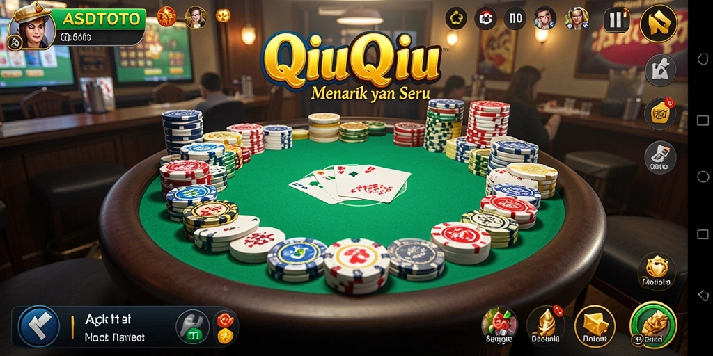 Screenshot ASDTOTO menampilkan gameplay QiuQiu yang seru dan interaktif.