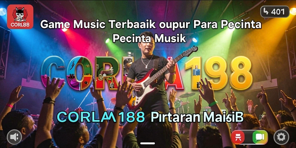 Tampilan menarik gameplay musik di CORLA188.