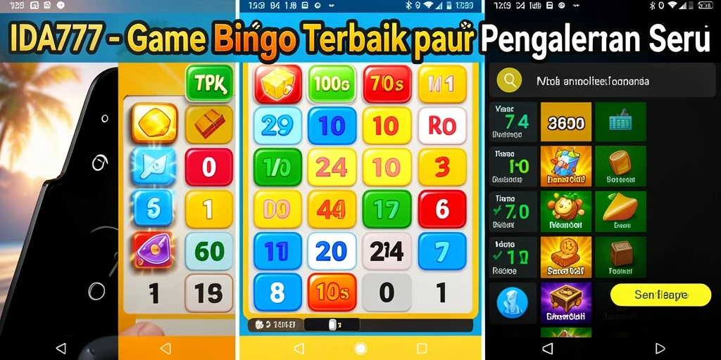Tampilan gameplay Bingo yang seru di IDA777 dengan peserta aktif.