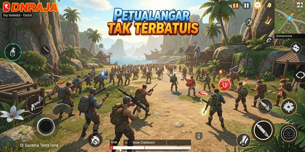 Gameplay Open World yang menakjubkan di IDNRAJA.