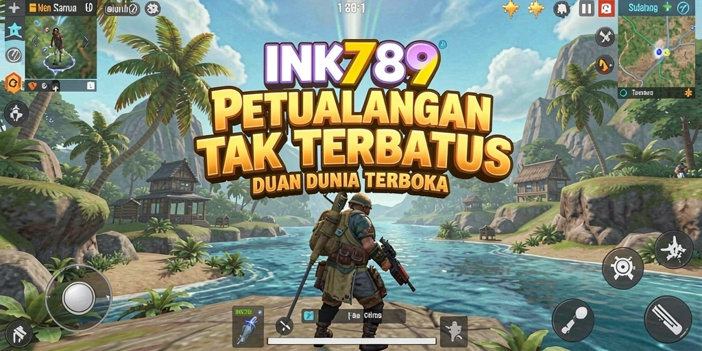 Tangkapan layar gameplay Open World yang menakjubkan dari INK789.