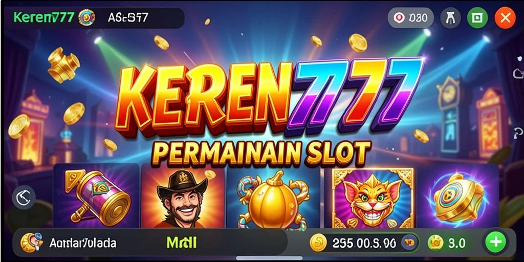 Tampilan permainan Slot yang menarik dan penuh warna di KEREN777.