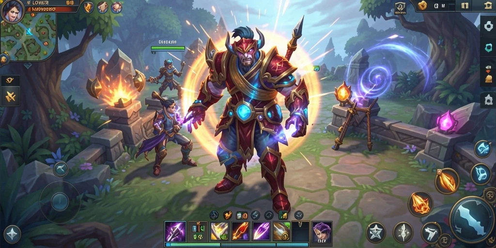 Tampilan gameplay seru dari LOVE678 di dunia MMORPG.