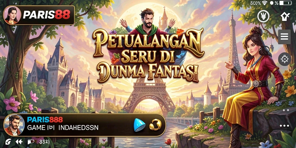 Tampilan gameplay seru dan menantang di PARIS88.
