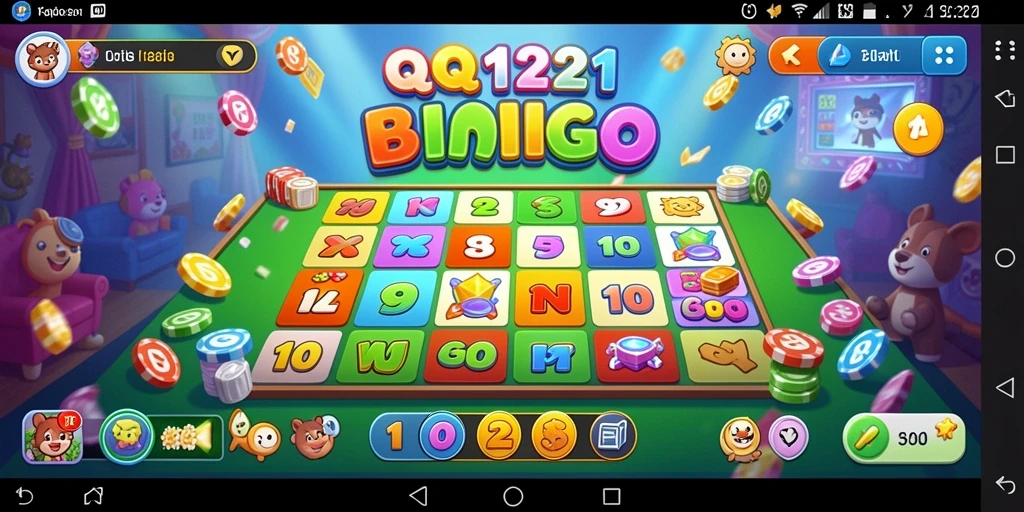 Tampilan seru permainan Bingo di QQ1221.