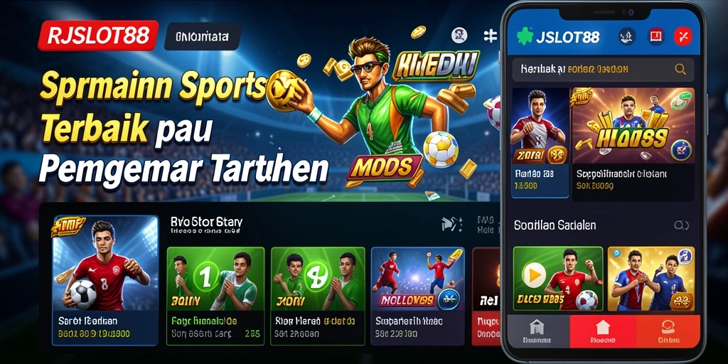 Tampilan menarik dan interaktif dari gameplay Sportsbook RJSLOT88.