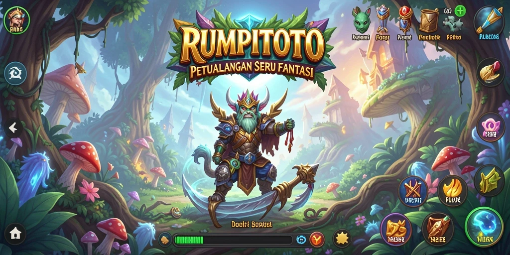 Tampilan gameplay RUMPITOTO yang menakjubkan dalam petualangan.