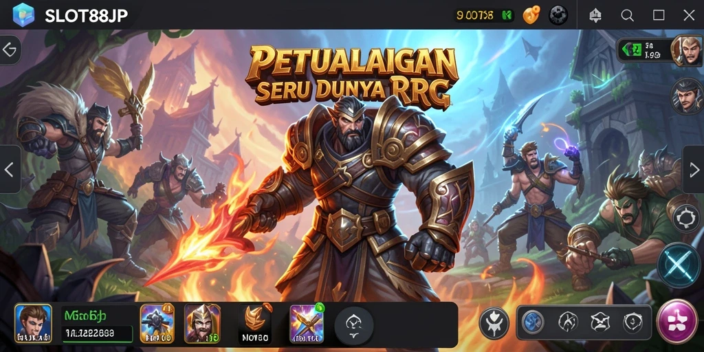 Screenshot gameplay menunjukkan aksi seru dalam SLOT88JP.