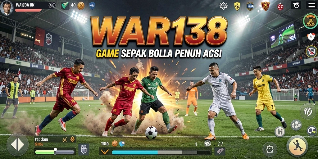 Tampilan luar biasa dari gameplay sepak bola di WAR138.