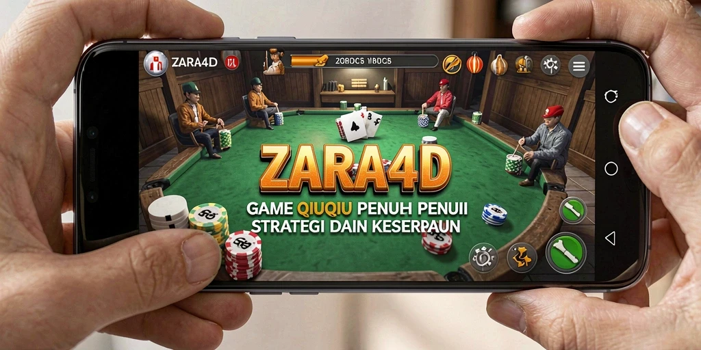 Tampilan gameplay QiuQiu yang seru di ZARA4D.